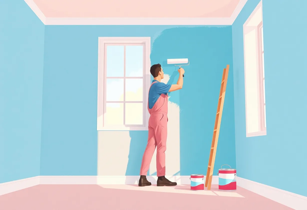 Peintre Miramas 13140 en intervention sur un chantier